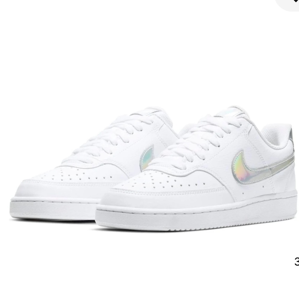 NIKE Court Vision Low “ White” - Sz. 8
